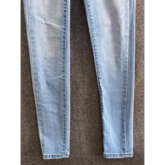 Aeropostale Blue Denim Jeans High Waisted Jegging 5 Pocket Women 00 Regular - Picture 9 of 16